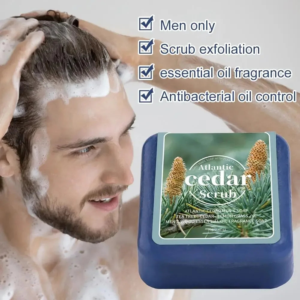 Men's Cedarwood Essential Oil Soap