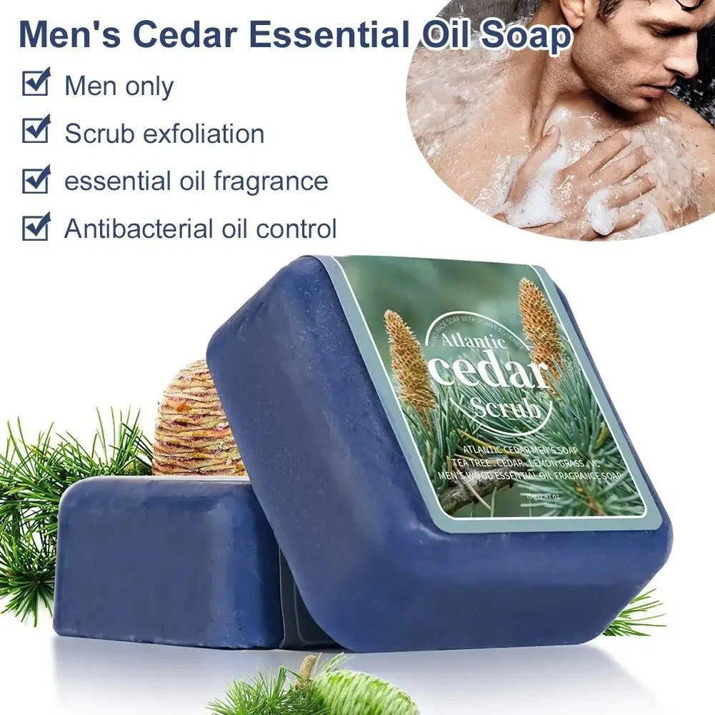 Men's Cedarwood Essential Oil Soap