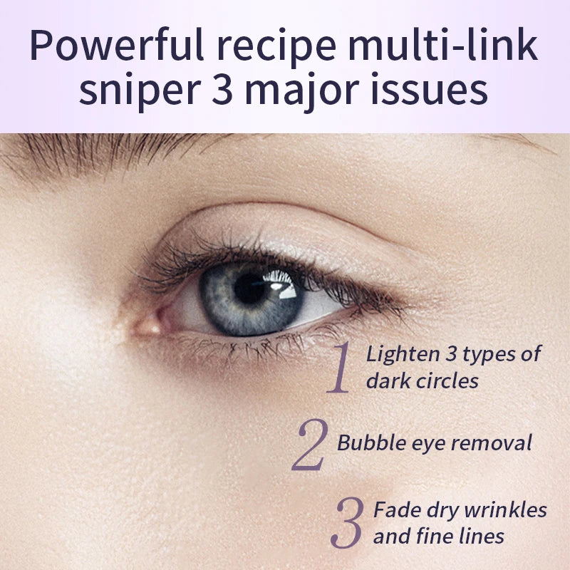 Hyaluronic Acid Eye Skin Care Anti-Wrinkle Anti-Dark Circle Eye Cream & Roller