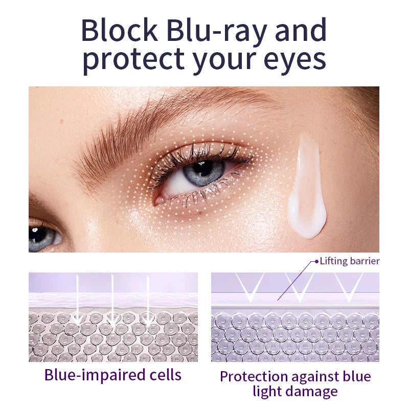 Hyaluronic Acid Eye Skin Care Anti-Wrinkle Anti-Dark Circle Eye Cream & Roller