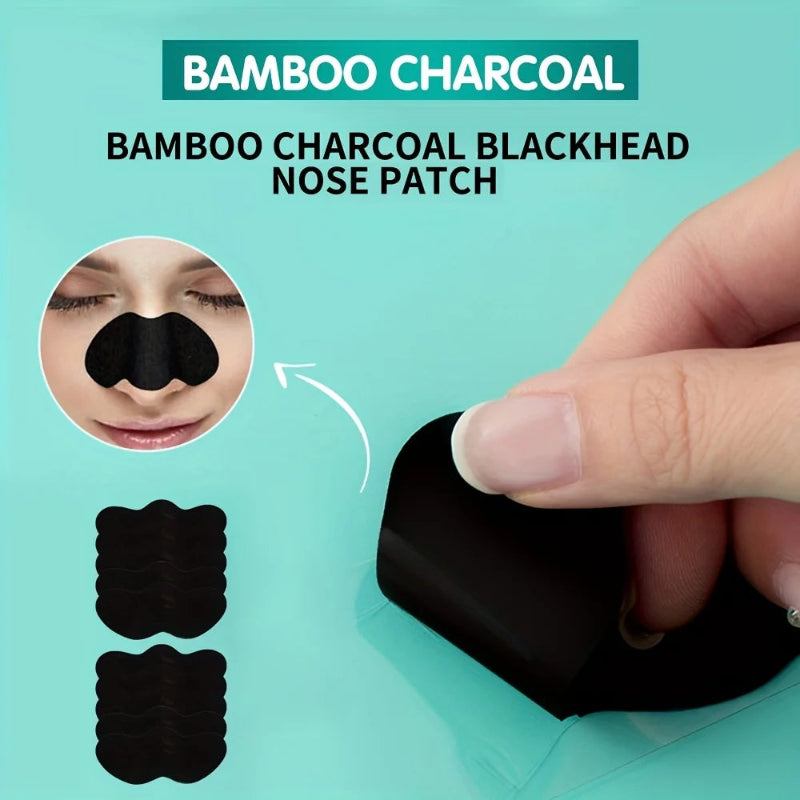 Bamboo Charcoal Deep Cleansing Nose Pore & Blackhead Strips
