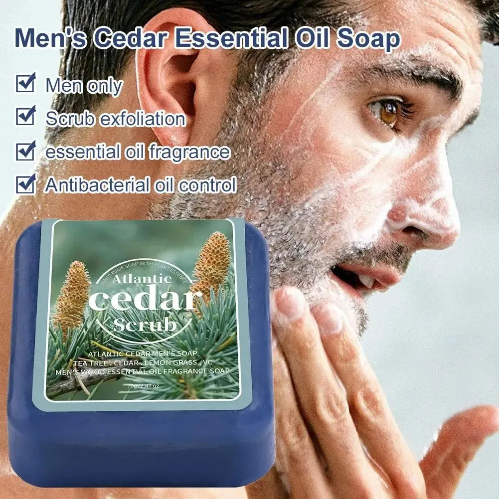 Men's Cedarwood Essential Oil Soap