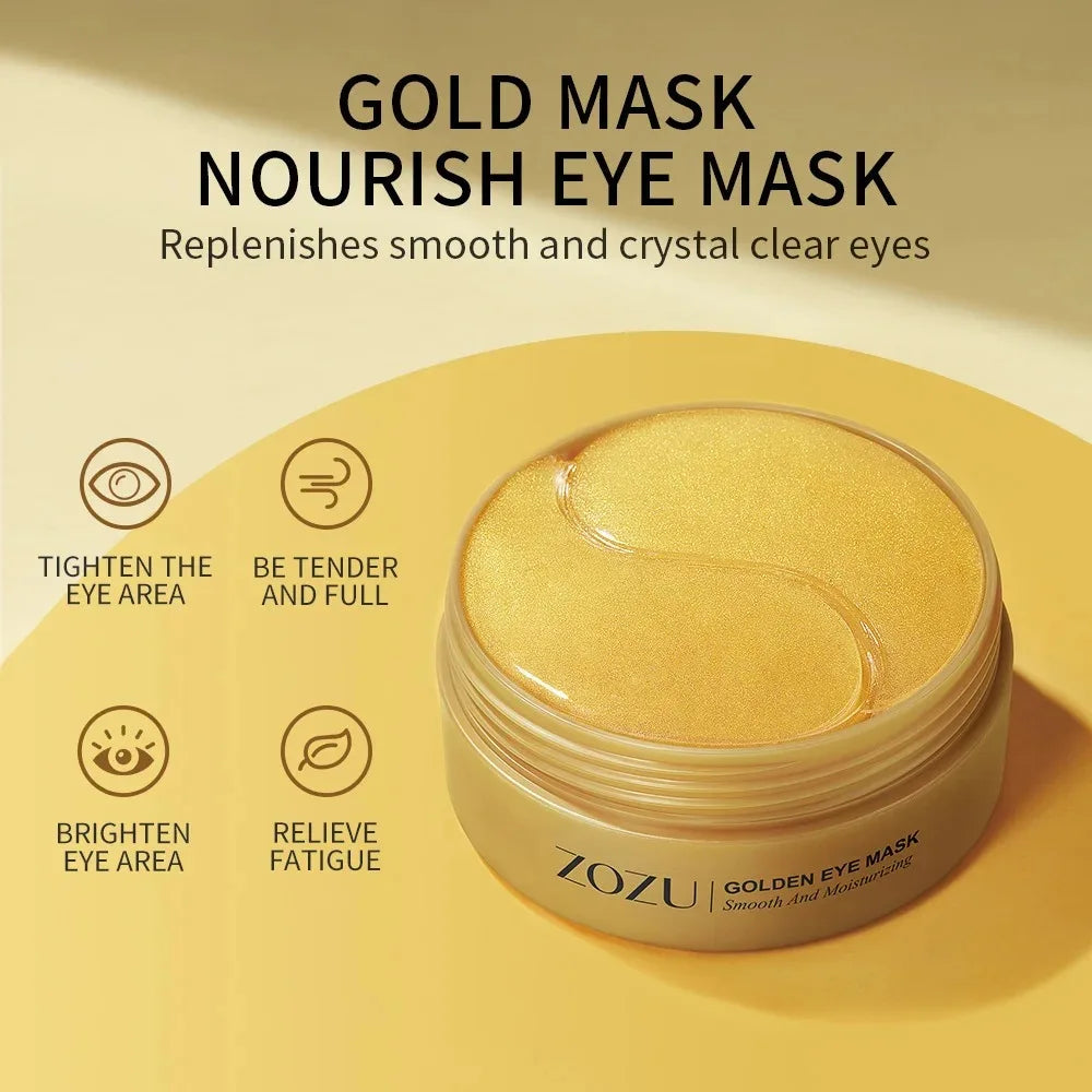 Premium Avocado & Gold Hydrating Eye Masks