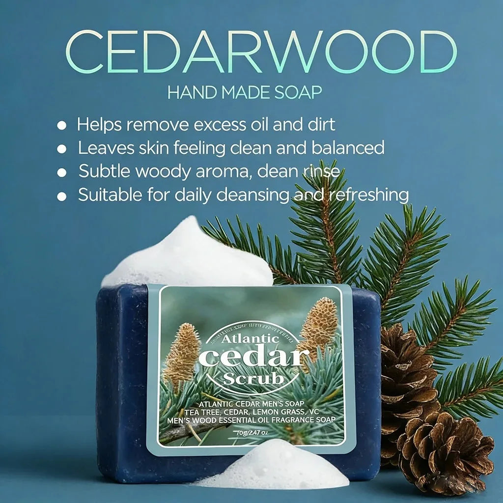 Men's Cedarwood Essential Oil Soap