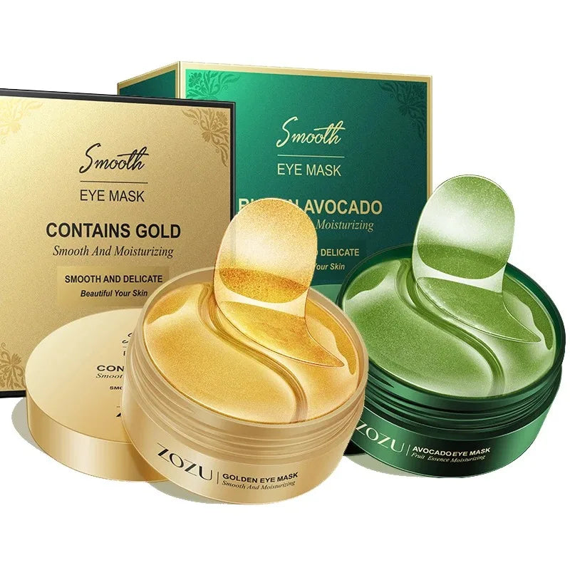 Premium Avocado & Gold Hydrating Eye Masks