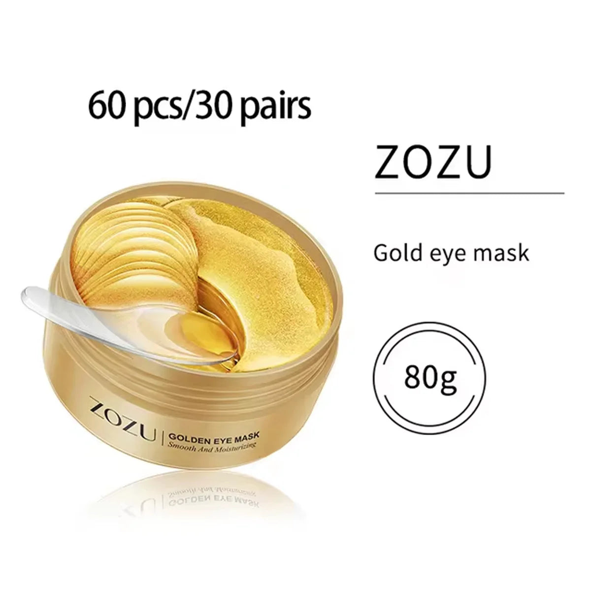 Premium Avocado & Gold Hydrating Eye Masks